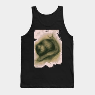 Snail watercolor Tank Top